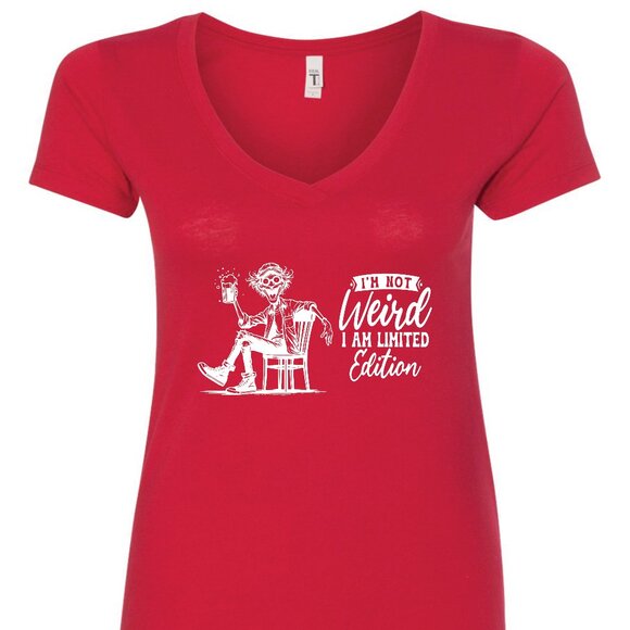 I'm Not Weird I Am Limited Edition V-Neck T-Shirt | Many Colors - Picture 3 of 10